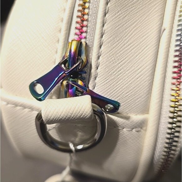 Kawaii Cutie Cloud Ita Bag Crossbody White Rainbow Zipper Robo Roku Brand NEW - Picture 5 of 16